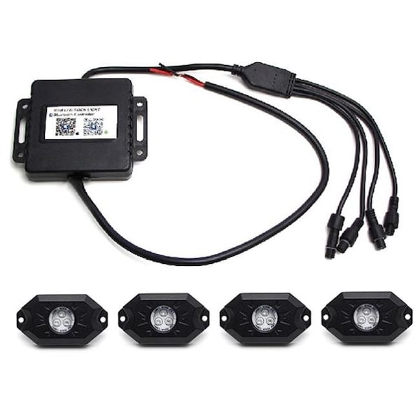 Gp-Xtreme GP-HID-415-RGB Universal Underbody Rock Light RGB for Car Truck Motocyle LED Cree lamp Flood Lights GP-HID-415-RGB - main
